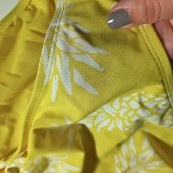 *BOGO FREE* Torrid Size 3 High-Rise Pineapple Ruched Bikini Bottom - Picture 6 of 7
